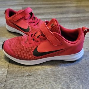 Boys Nike red shoes size 3